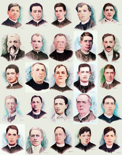 Los 25 santos mártires mexicanos